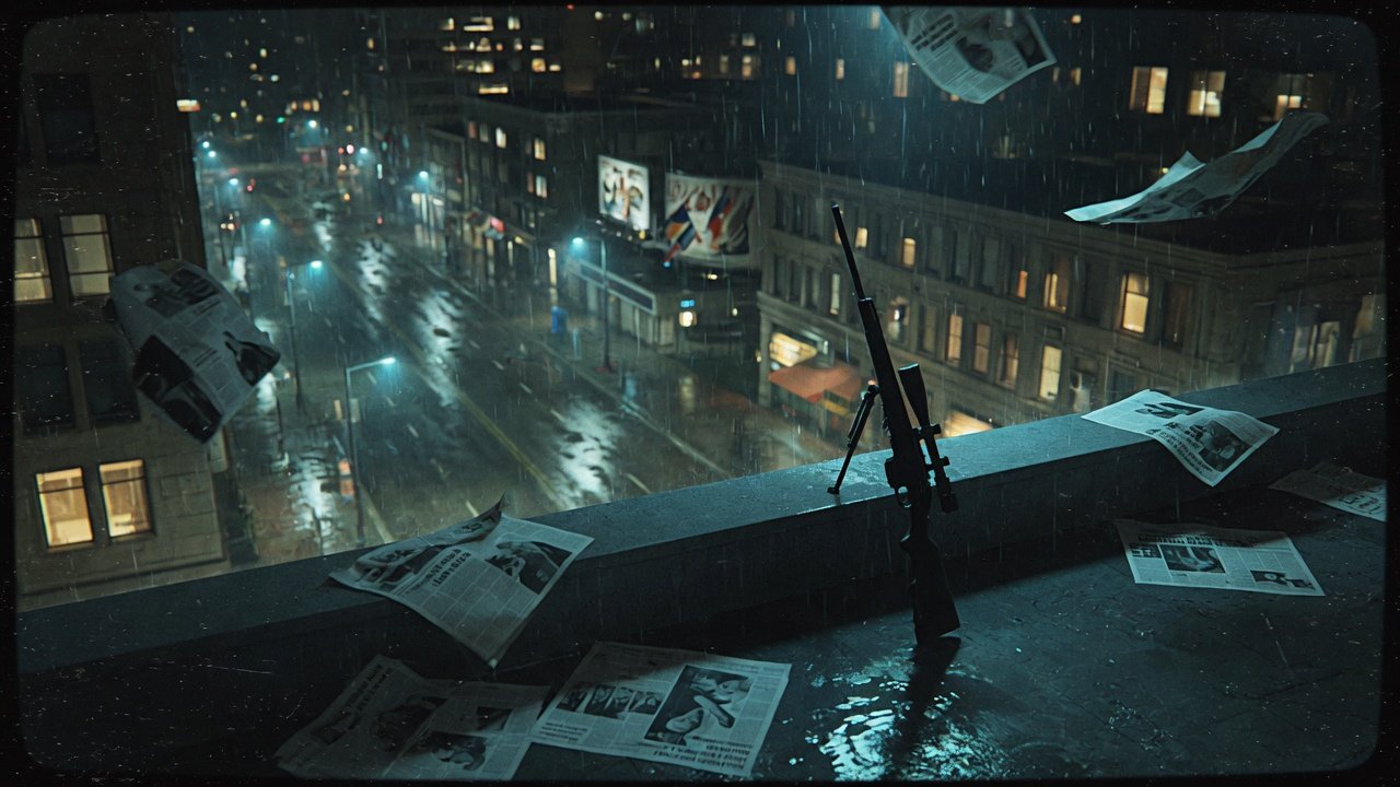 Lone gunmen rooftop