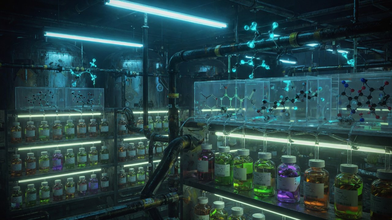 Petrochemical pharmacy laboratory